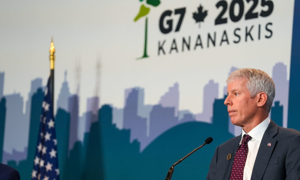 Chris Wright Secretary of Energy at G7 meeting