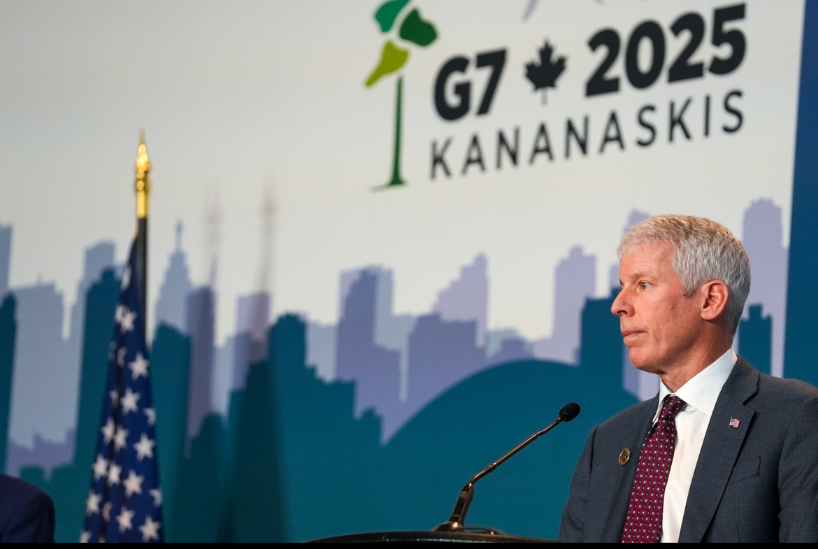 Chris Wright Secretary of Energy at G7 meeting