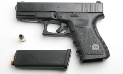 The Glock 23, one of America's most popular handguns