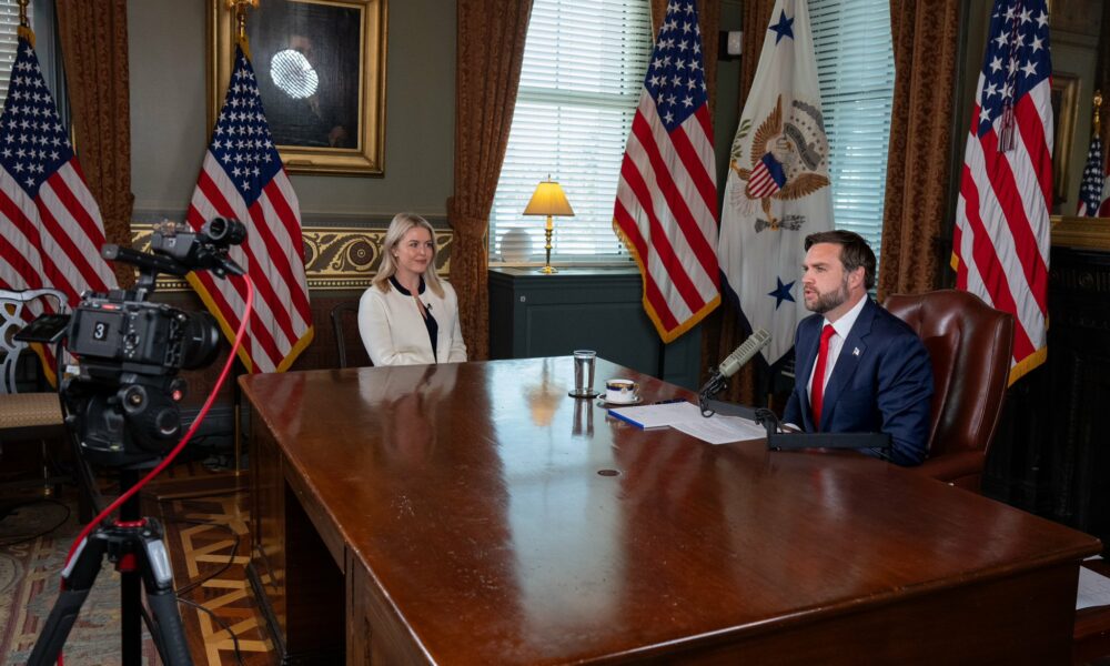 Vice-President J. D. Vance in his office