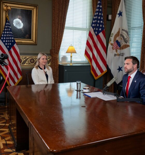 Vice-President J. D. Vance in his office