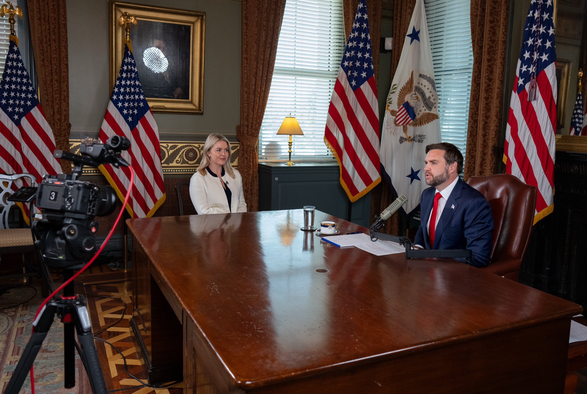 Vice-President J. D. Vance in his office