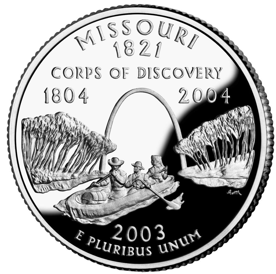 Missouri quarter reverse