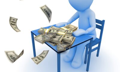 Money with seated figure