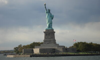 The Statue of Liberty on Liberty Island