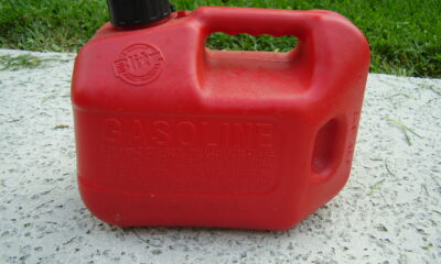 A portable gasoline container