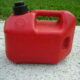 A portable gasoline container