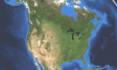North America from a satellite