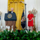 Joe Biden (then-President), with FLOTUS Jill Biden and Astronaut Jasmin Moghbeli