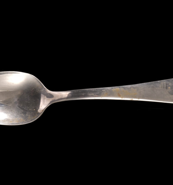 NASA issued this spoon to Apollo XI Command Module Pilot Michael Collins