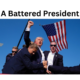A battered President