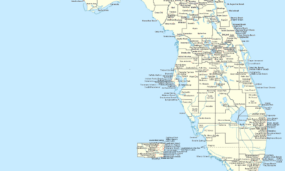 Florida, showing all its incorporated municipalities