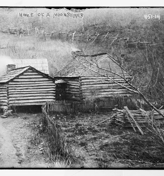 Log cabin home of moonshiner