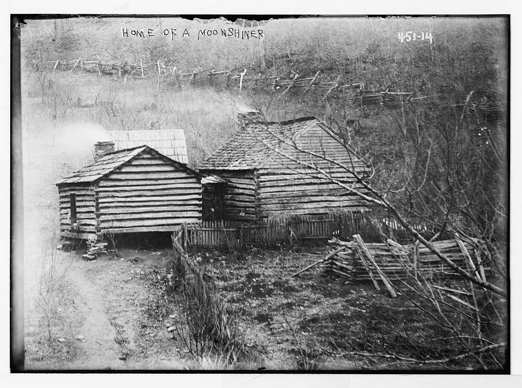Log cabin home of moonshiner