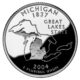 Michigan quarter reverse