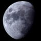 The Moon, in waning Gibbous phase, against a night sky