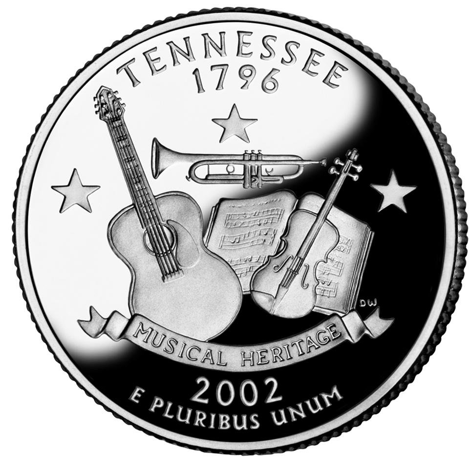 Tennessee quarter reverse