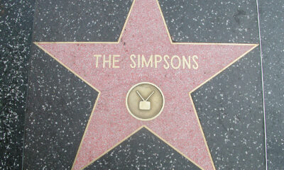 The Simpsons star on the Hollywood Walk of Fame
