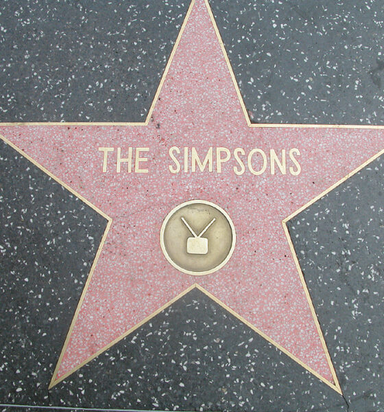 The Simpsons star on the Hollywood Walk of Fame