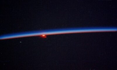 Earth horizon from space