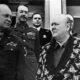 Generals Eisenhower and Alexander, and Prime Minister Sir Winston Churchill