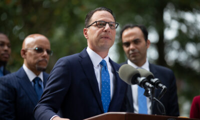 Pennsylvania then-Attorney General Josh Shapiro (now Governor) announcing his settlement with a major mortgage lender.