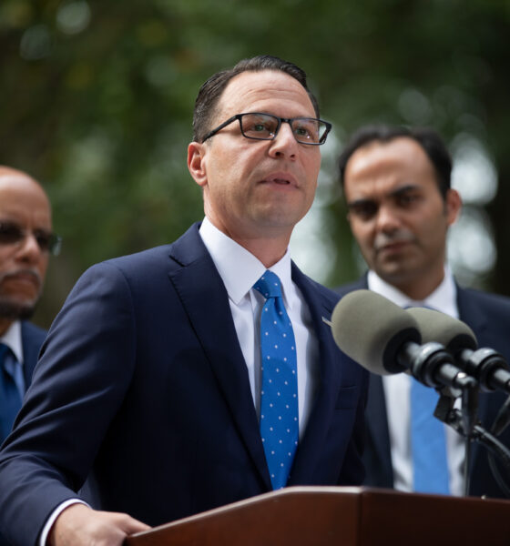 Pennsylvania then-Attorney General Josh Shapiro (now Governor) announcing his settlement with a major mortgage lender.