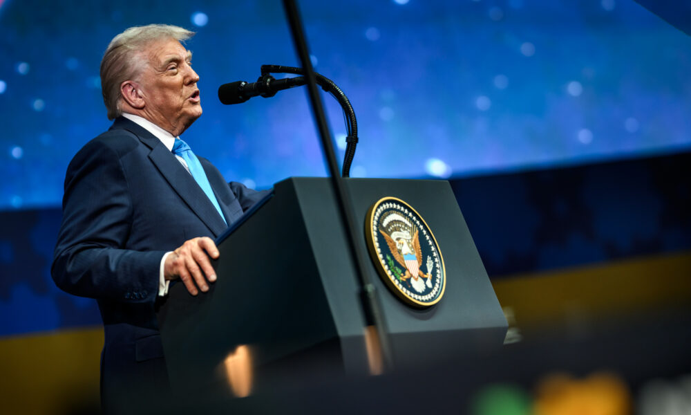 President Donald Trump visits South Korea