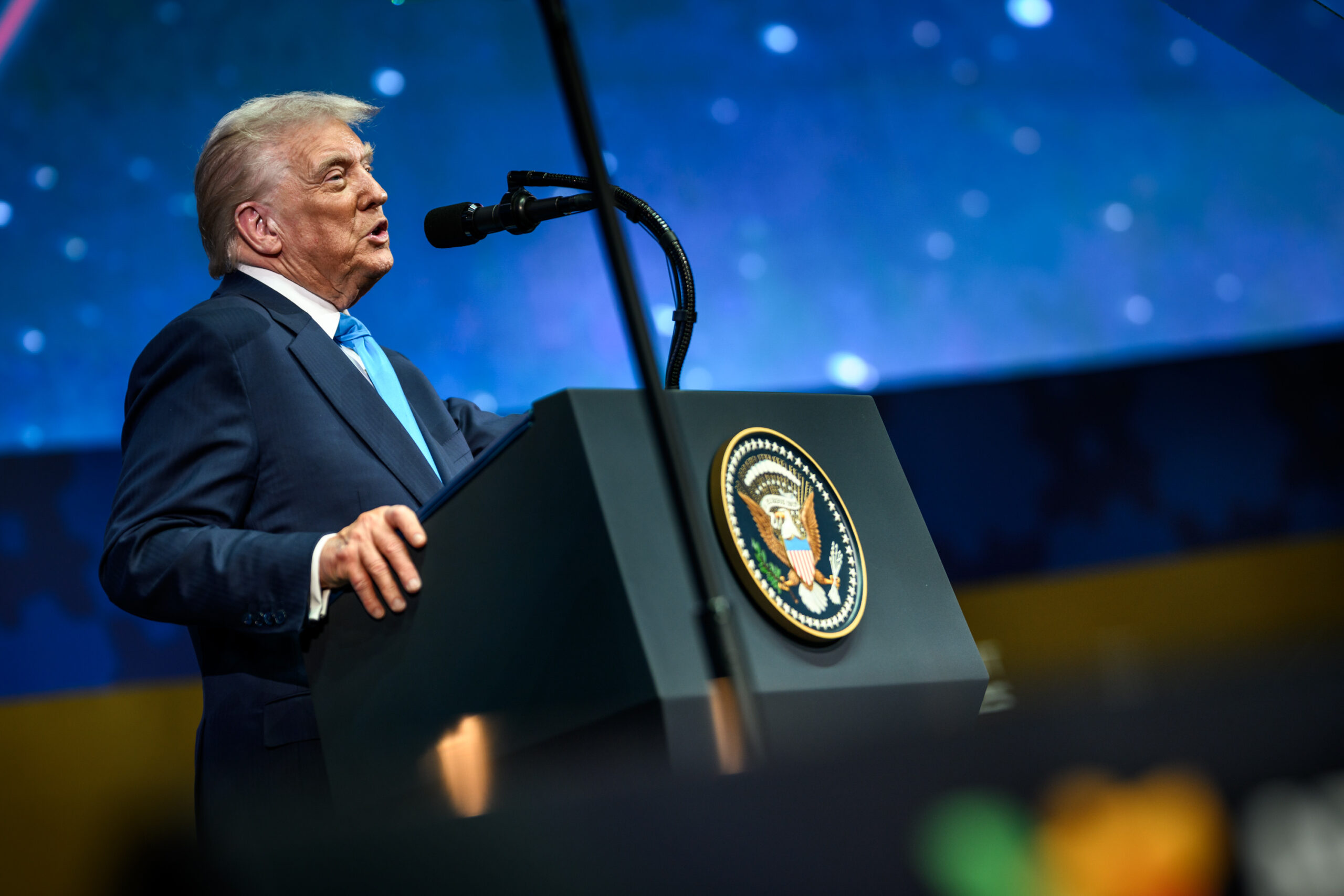 President Donald Trump visits South Korea