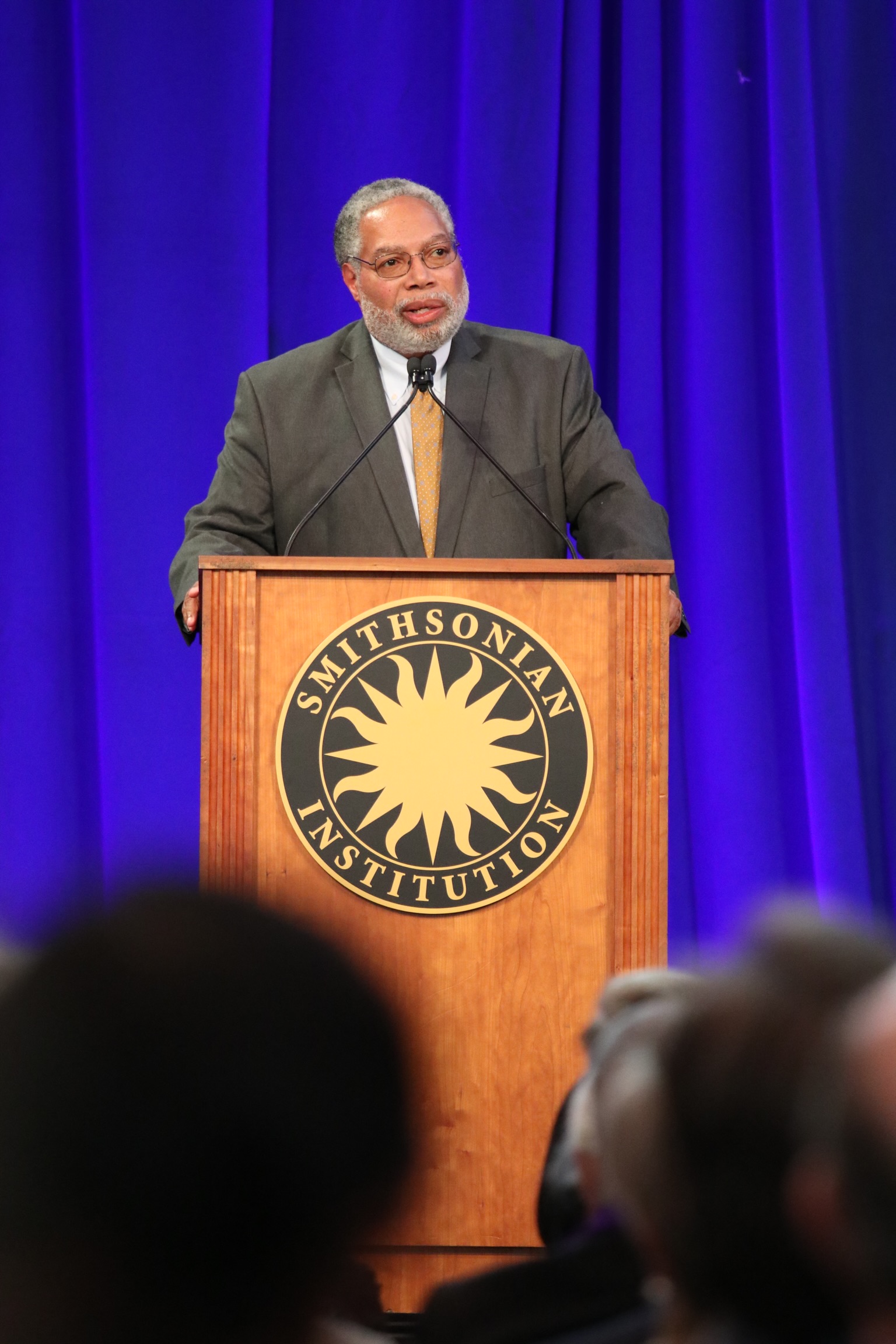 Lonnie Bunch, Secretary of the Smithsonian Institution, at his installation