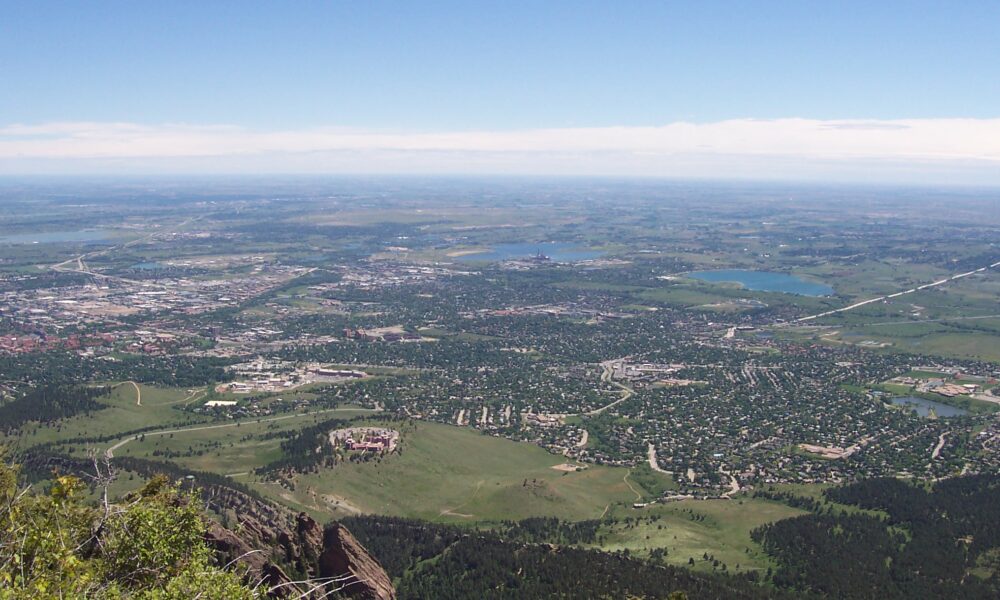 Boulder, Colorado from Bear Peak