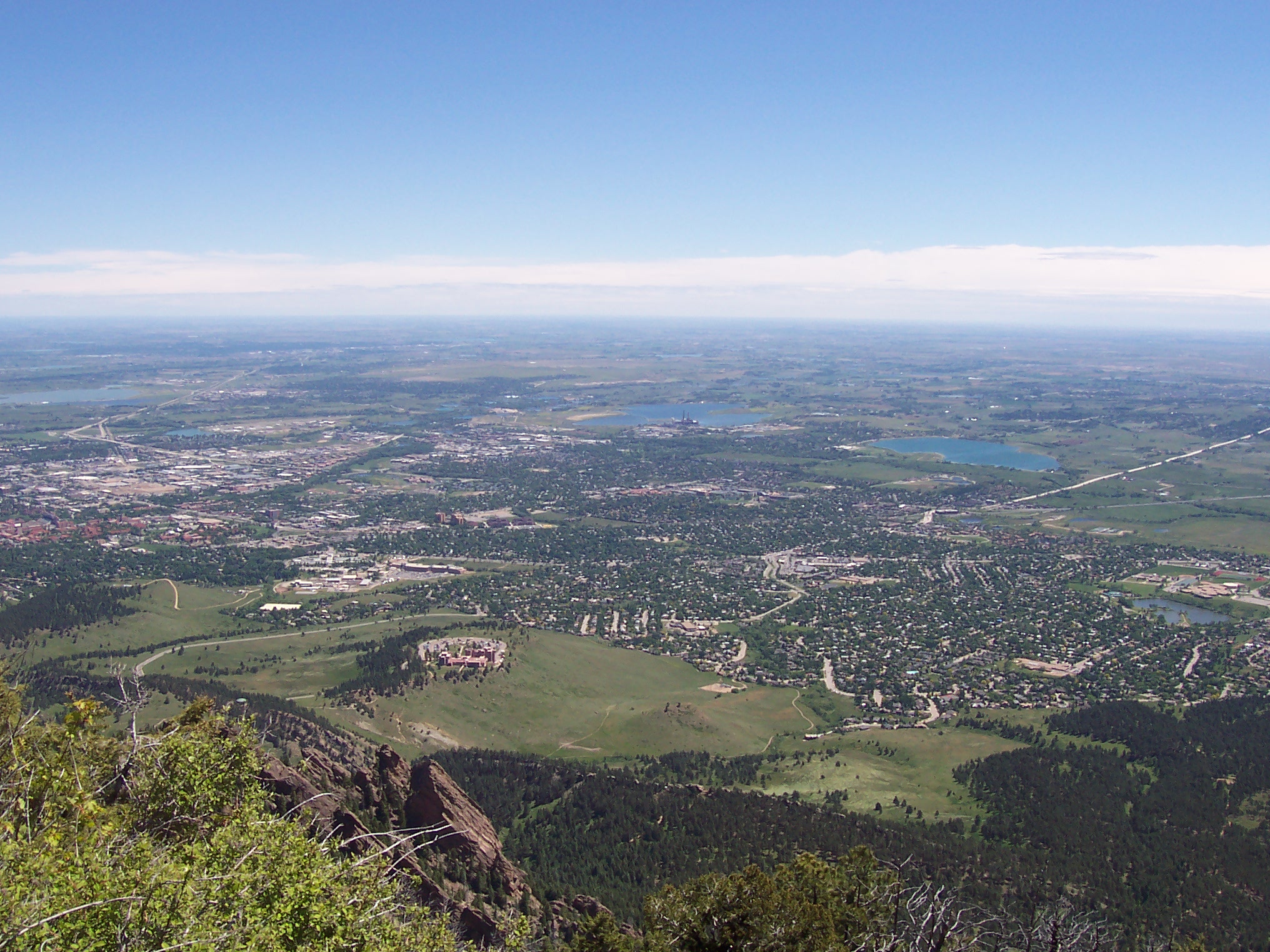 Boulder, Colorado from Bear Peak
