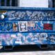Dumpster (from Dempster Dumpmaster) covered with graffiti
